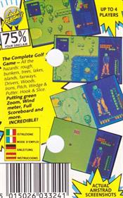 Pro Golf Simulator - Box - Back Image