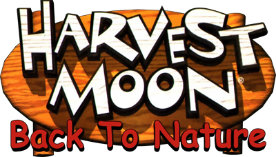 Harvest Moon: Back to Nature - Clear Logo Image