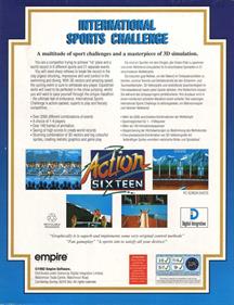 International Sports Challenge - Box - Back Image