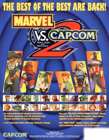 Marvel vs. Capcom 2: New Age of Heroes - Advertisement Flyer - Front Image