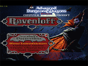 Ravenloft: Strahd's Possession - Screenshot - Game Title Image