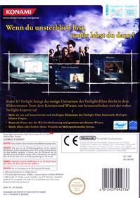 Scene It? Twilight - Box - Back Image