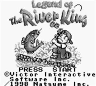 Legend of the River King GB - Screenshot - Game Title Image