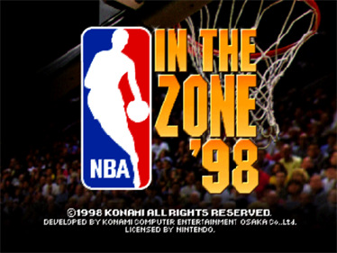 NBA in the Zone '98 - Screenshot - Game Title Image