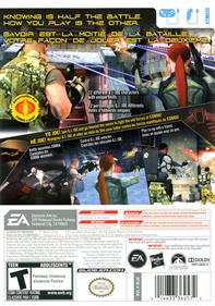 G.I. Joe: The Rise of Cobra - Box - Back Image