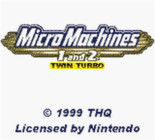 Micro Machines 1 and 2: Twin Turbo - Screenshot - Game Title Image