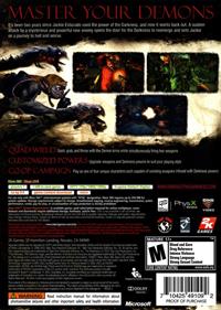 The Darkness II - Box - Back Image