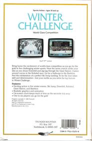 Winter Challenge: World Class Competition - Box - Back Image