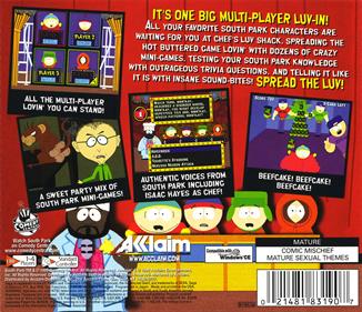 South Park: Chef's Luv Shack - Box - Back Image