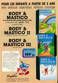 Rody & Mastico - Advertisement Flyer - Front Image
