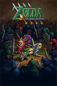 The Legend of Zelda: Four Swords Adventures - Fanart - Box - Front