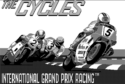 The Cycles: International Grand Prix Racing - Screenshot - Game Title Image