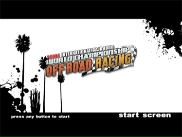 SCORE International Baja 1000 - Screenshot - Game Title Image