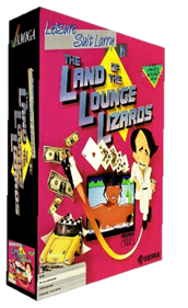 Leisure Suit Larry In the Land of the Lounge Lizards - Box - 3D Image