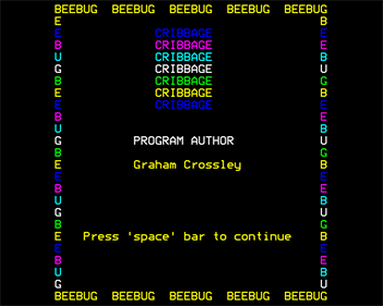 Cribbage (Beebug Publications) - Screenshot - Game Title Image