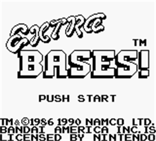 Extra Bases - Screenshot - Game Title Image