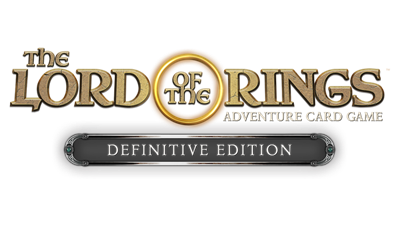 The Lord of the Rings: Adventure Card Game: Definitive Edition - Clear Logo Image