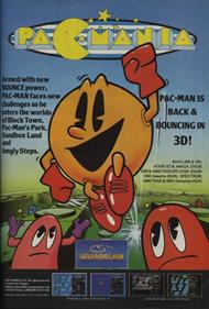 Pac-Mania - Advertisement Flyer - Front Image