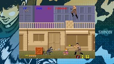 SEGA AGES Shinobi - Screenshot - Gameplay Image