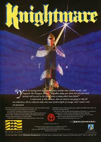 Knightmare (Mindscape) - Advertisement Flyer - Front Image