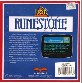 Runestone - Box - Back Image