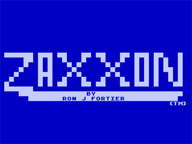 Zaxxon - Screenshot - Game Title Image
