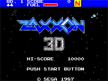 Zaxxon 3-D - Screenshot - Game Title Image