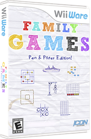 Family Games: Pen & Paper Edition! - Box - 3D Image