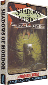 Shadows of Mordor: Game Two of Lord of the Rings - Box - 3D Image