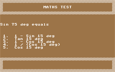 Mathematics 'O' Level - Screenshot - Gameplay Image