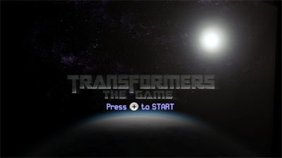 Transformers: The Game - Screenshot - Game Title Image