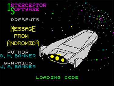 Message from Andromeda  - Screenshot - Game Title Image