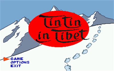 Tintin in Tibet - Screenshot - Game Title Image