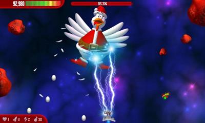 Chicken Invaders: Revenge of the Yolk: Christmas Edition - Screenshot - Gameplay Image