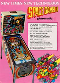 Space Gambler - Advertisement Flyer - Front Image