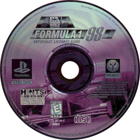 Formula 1 98 - Disc Image