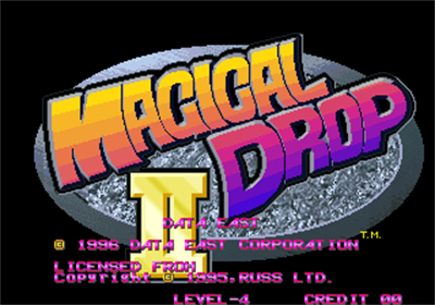 Magical Drop II - Screenshot - Game Title Image