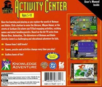 The Adventures of Batman & Robin: Activity Center - Box - Back Image