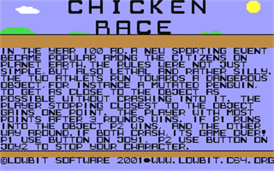 Chicken Race - Screenshot - Game Title Image