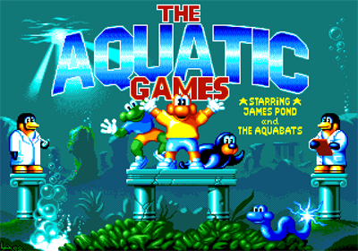 The Aquatic Games: Starring James Pond and the Aquabats - Screenshot - Game Title Image