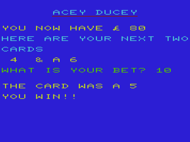 Acey Ducey