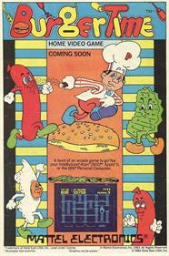 BurgerTime - Advertisement Flyer - Front Image