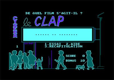 Ciné Clap - Screenshot - Gameplay Image