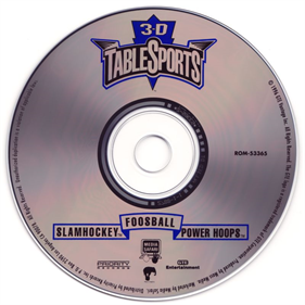 3-D TableSports - Disc Image