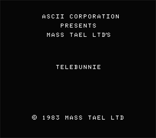 Tele Bunnie - Screenshot - Game Title Image