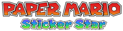 Paper Mario: Sticker Star - Clear Logo Image