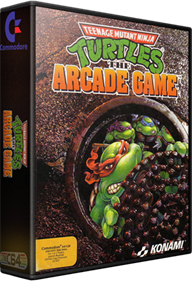 Teenage Mutant Ninja Turtles: The Arcade Game - Box - 3D Image