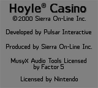 Hoyle Casino - Screenshot - Game Title Image