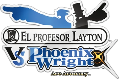 Professor Layton vs Phoenix Wright: Ace Attorney - Clear Logo Image