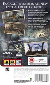 Call of Duty: Roads to Victory - Box - Back Image